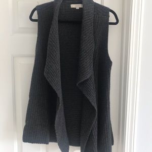 LOFT gray vest